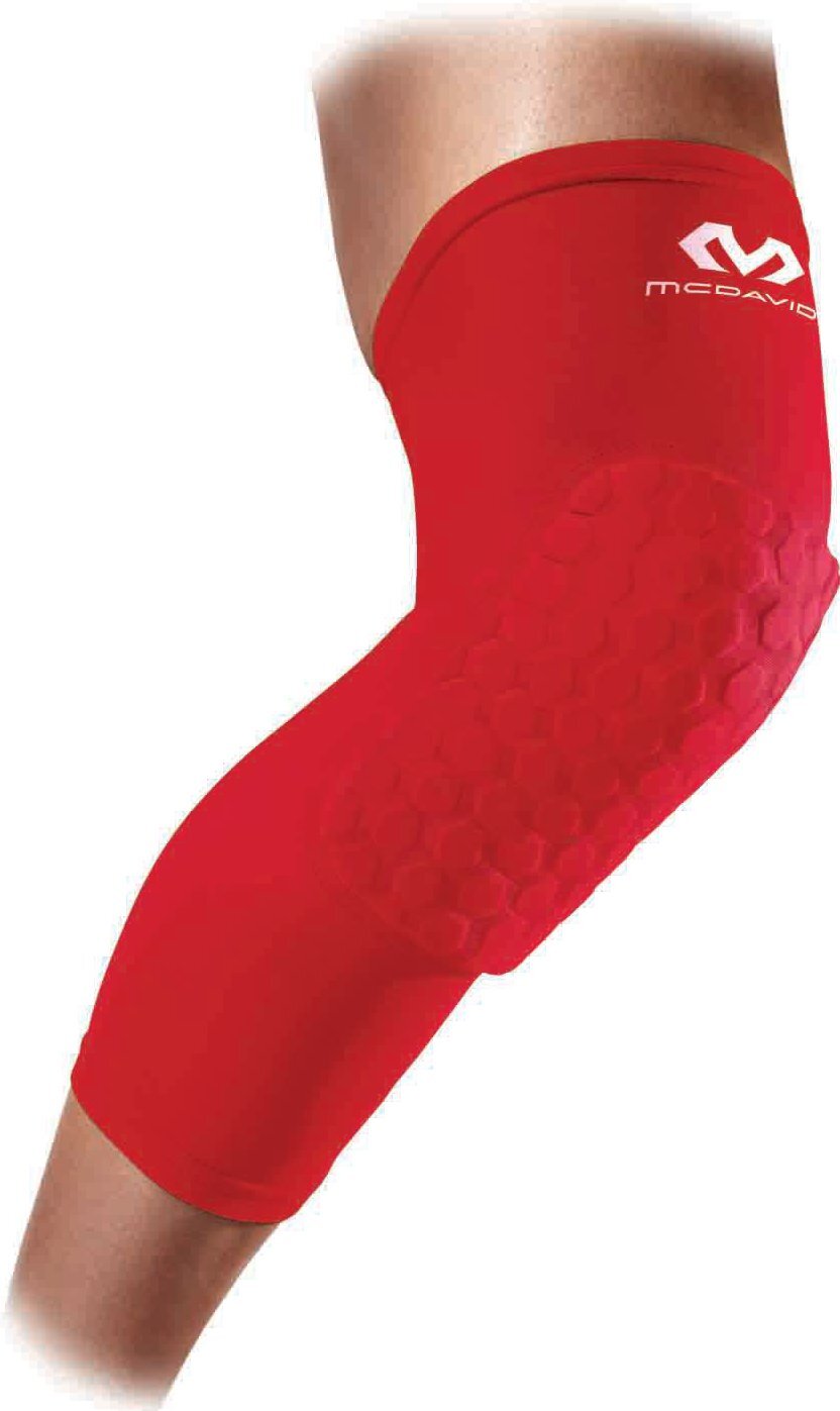 McDavid Hex Leg Sleeve rood S heren