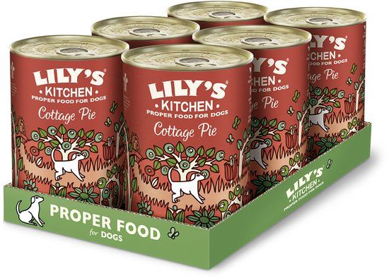 Lily's Kitchen Hondenvoer Natvoer Cottage Pie Rund 6 x 400g