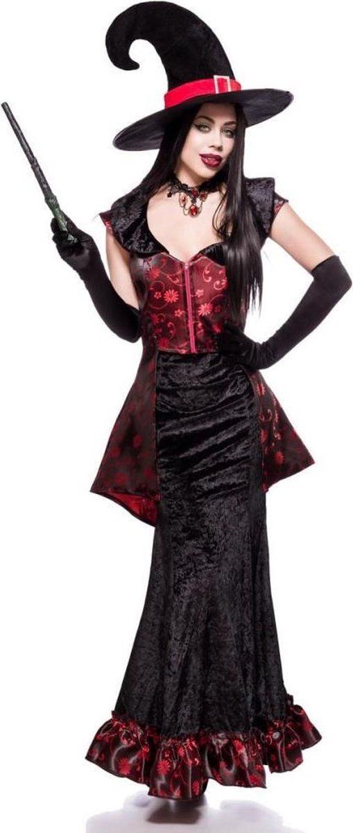 Mask Paradise Dark Witch Costume - Black/Red - Size L - 4251302134955