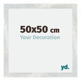 Your Decoration Cadre Puzzle 50x50 cm Argent Brillant Vintage