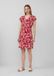 s.Oliver - Robe en jersey structuré avec imprimé all-over et ceinture