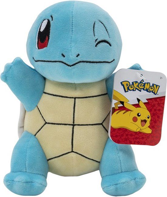 Jazwares Pokemon Pluche - Winking Squirtle - 20cm