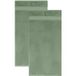 LIVARNO® Lot de 2 serviettes de toilette Premium, 50 x 100 cm (Vert)