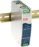 Mean Well SDR-75-12 DIN-rail netvoeding 12 V/DC 6.3 A 75 W