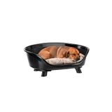 Ferplast THRONE 6 mand met relaxkussen, zwart