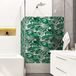 Film pour fenêtre intimité - feuilles de palmier - autocollants pour fenêtres et portes de douche - 40x100cm