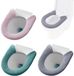 Azomor® Set van drie zachte en comfortabele wc-brilmatten in diverse kleuren