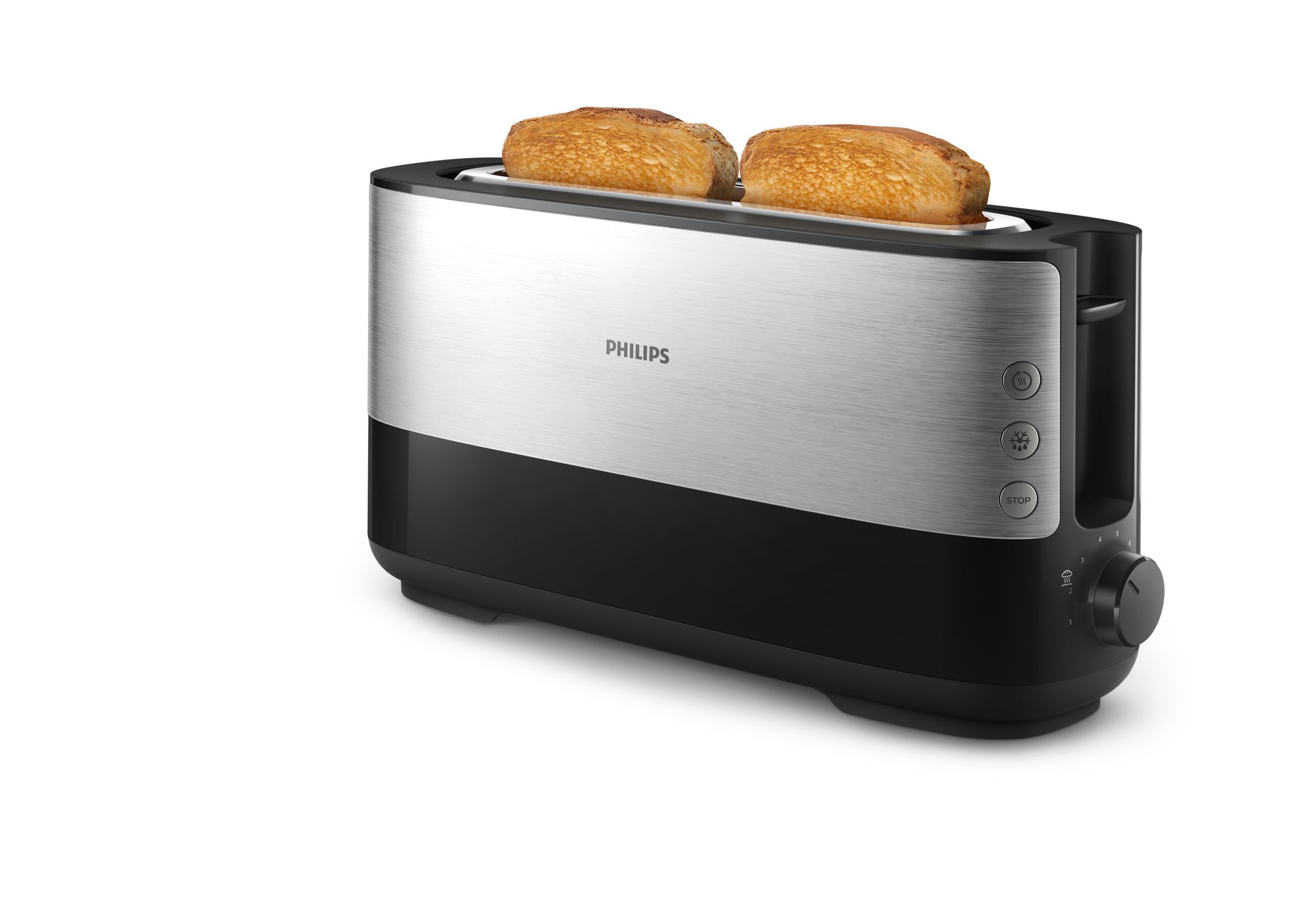 Philips Viva Collection HD2692/90 - Broodrooster - Zwart, Metallic