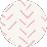 Bonateks Ronde digitaal bedrukte muismat, antislip onderkant, voor kantoor en thuis, diameter: 22 cm