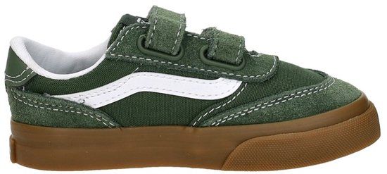 Vans Brooklyn LS V Sneakers - Jongens - Groen - Maat:22