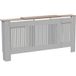 Home Discount Cache-radiateur moderne MDF à lattes réglable 83 x 140-204 x 19 cm circulation optimale de la chaleur