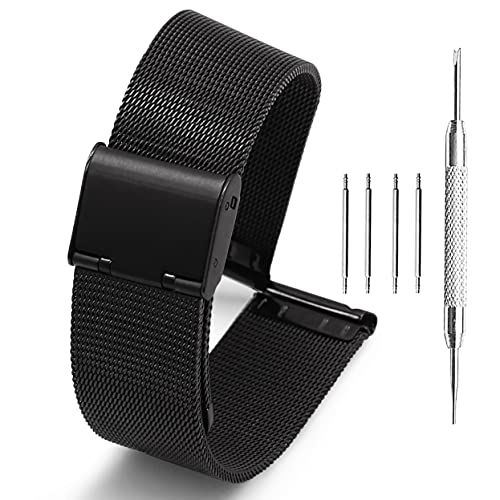 ADALLOR Horlogebandje Bandjes 22mm 20mm 18mm 16mm - Smartwatch Bandjes - Gear S3/Galaxy Watch 46mm/Huawei Watch GT/Honor Magic/2 Classic/Ticwatch Pro