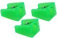 KUM - Big-puntenslijper voor potloden tot 16 mm, groen, set van 3