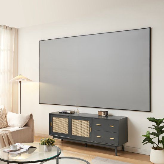 en.casa Projectiescherm Väkhoga grijs 120 inch 268x149 cm