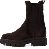 Tamaris - Dames - Chelsea Boots - Bruin - Suède/Textiel - Maat 40