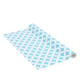 Venilia Monica 54766 Plakfolie, blauw geometrisch retropatroon, 45 cm x 1,5 m