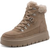 Tamaris - Dames - Veterboots - Bruin - Maat 37