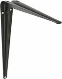 AMIG Plankdrager/planksteun van metaal - gelakt zwart - H300 x B250 mm