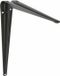 AMIG Plankdrager/planksteun van metaal - gelakt zwart - H300 x B250 mm