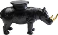 Kare Design Kandelaar Neushoorn Zwart Polyresin