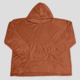 Soleil d'ocre Calin Terra Poncho voor volwassenen, 85 x 118 cm