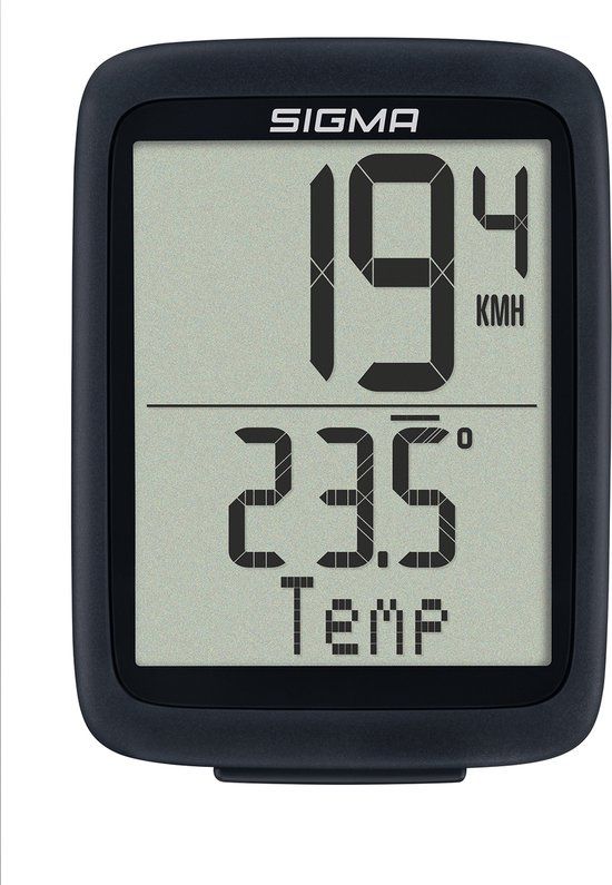 Sigma BC 10.0 WL ATS Fietscomputer - Zwart/Wit