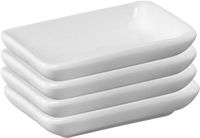 Westmark Set van 4 keramische kommetjes/serveerschaaltjes, wit