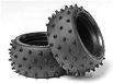 TAMIYA Buggy-banden Stud Spike (2) achter, 38 mm, bruin