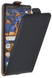 mumbi Flip Case compatibel met Huawei P30 hoes mobiele telefoon case wallet, zwart