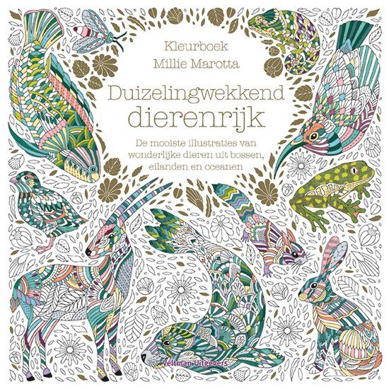 Kleurboek Veltman Uitgevers B.V. Kleurboek Millie Marotta - Duizelingwekkend dierenrijk