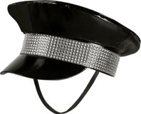 Boland Pet Black rock Zwart - 59 - Volwassenen - Unisex - Glitter and Glamour - Festival