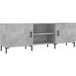 Meuble TV Gris Béton 150x30x50 Cm Bois D'Ingénierie