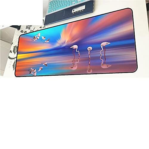 DHSBD Grote Muismat Landschap Boom Print Xl Muismat Rubber Laptop