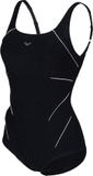 Arena Dames Badpak Jewel One Piece Low C Cup R Zwart Wit