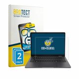 BROTECT - Screenprotector voor Dell Pro 7 Series 13 2-in-1 P703260 - Folie Beschermfolie transparant 2 Stuks