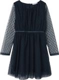 NAME IT NKFVABOS LS DRESS NOOS Meisjes Jurk - Maat 140