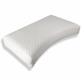 Cassenz Monaco Hoofdkussen 13cm Medium - 60x40cm - Wit