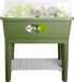Elho Noa Kweektafel 80 - Kweekbak met Deksel - Ø 78.5 x H 34.2 cm - Mosgroen