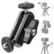 NEEWER Flexibele scharnierende magische arm met dubbele kogelkoppen, CNC gefreesd aluminiumlegering met 1/4 inch schroeven en gaten voor cameramonitor, LED-licht, microfoon, statief, compatibel met