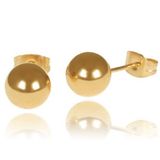 LGT JWLS LGT Jewels Stud oorbellen Bol 6mm Goudkleurig