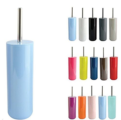 MSV Inagua WC-borstel met hygiënische houder pastelblauw