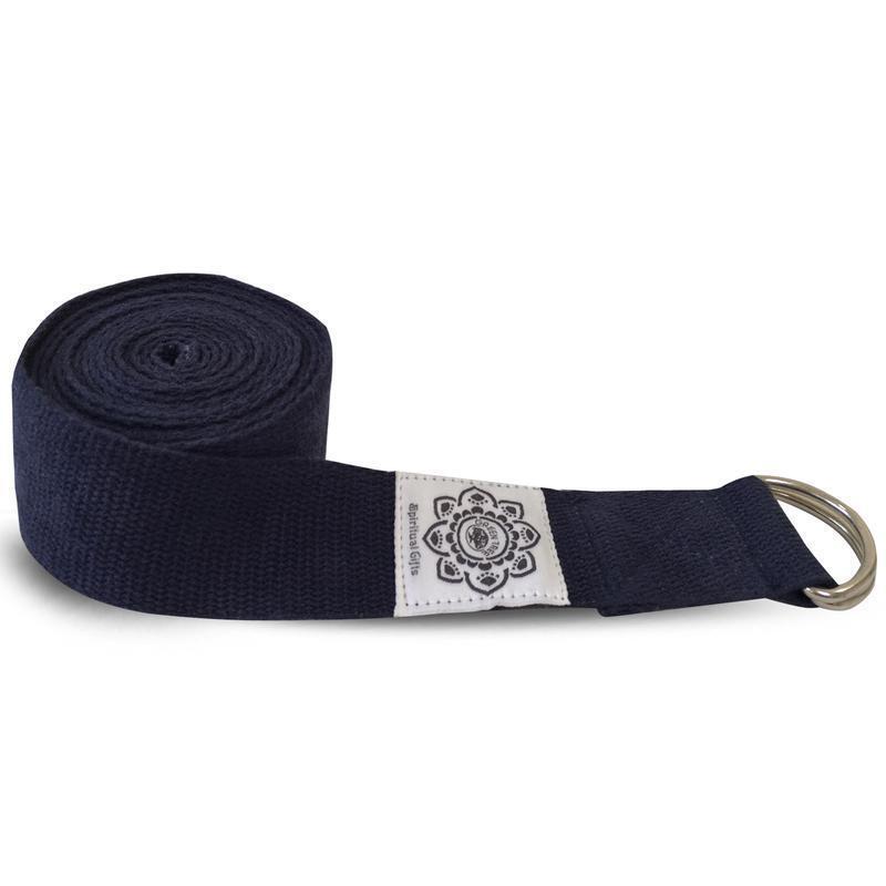 Greentree Yoga riem Donkerblauw 270cm