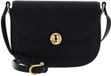 FURLA Leren schoudertas Vitello Night Moonlight Crossbody Bag Nero zwart