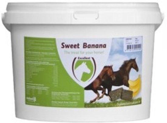 Excellent Sweet Banana Blocks Paardensnoepjes - 3 kg