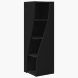 vidaXL Hoekkast - 32x32x102cm - Bewerkt Hout - Zwart