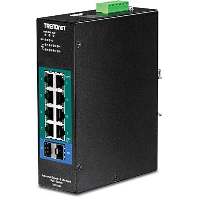 TRENDnet TI-PG102I - Netwerk Switch - Zwart