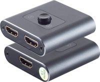 Shiverpeaks commutateur HDMI 2x1 bidirectionnel 4K2K métal