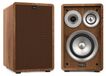 Merkloos Hifi luidsprekers Vintage luidsprekers 3-weg - 100 W - 3 inch squawker en 5 inch woofer - Walnoot - Afneembaar rooster