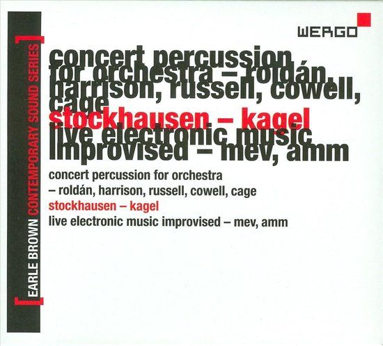Earle Wergo Brown Series Vol1: Concert Percussi CD