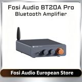 Fosi Audio Bluetooth HiFi Stereo Home Amplifier TPA3255 300W x2 Mini HiFi Klasse D Versterker BT20A Pro Amp Bass Treble voor Home Theater